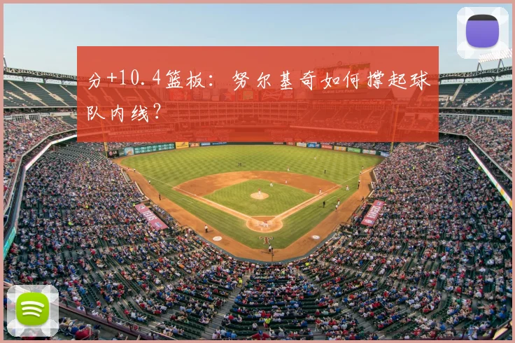 分+10.4篮板：努尔基奇如何撑起球队内线？